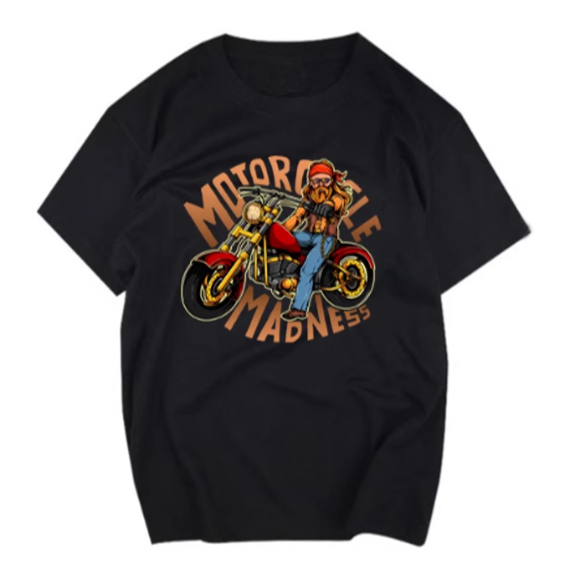 Biker Vibe Cotton Tee V0758