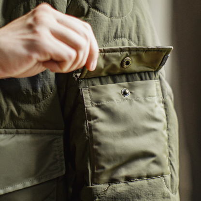 Cotton-Padded Army Jacket V1055