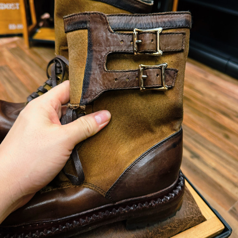 Retro Hiking Martin Boots V0869