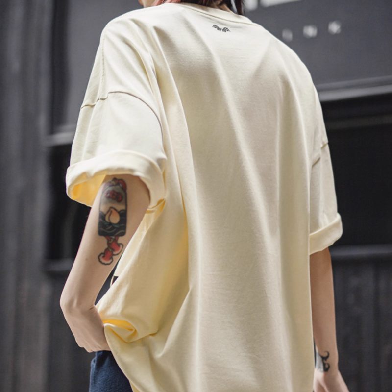 Retro Racer Oversized Tee V0628