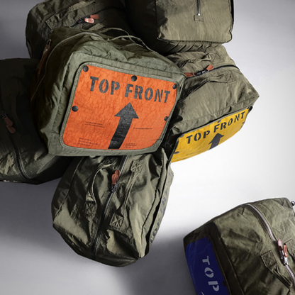 Vintage 70s Travel Tote Bag V0888