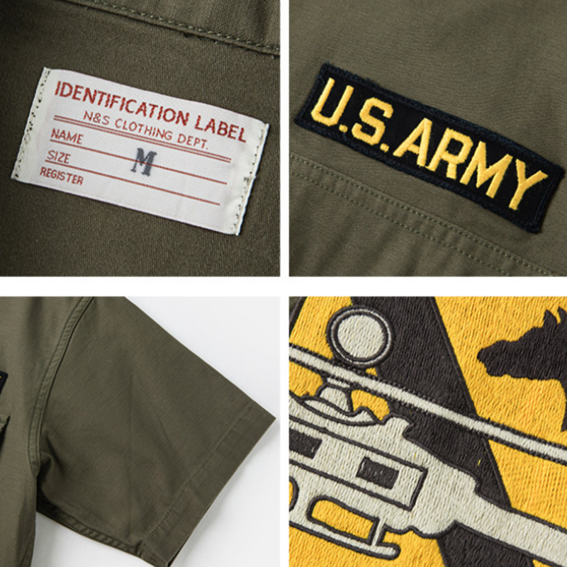 Vintage ARVN Airborne Shirt V0986