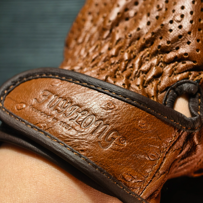 Genuine Goatskin Motorcycle Gloves V1027