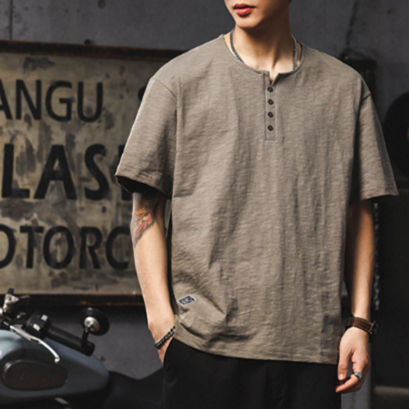 Retro Style Heavyweight T-Shirt V1008