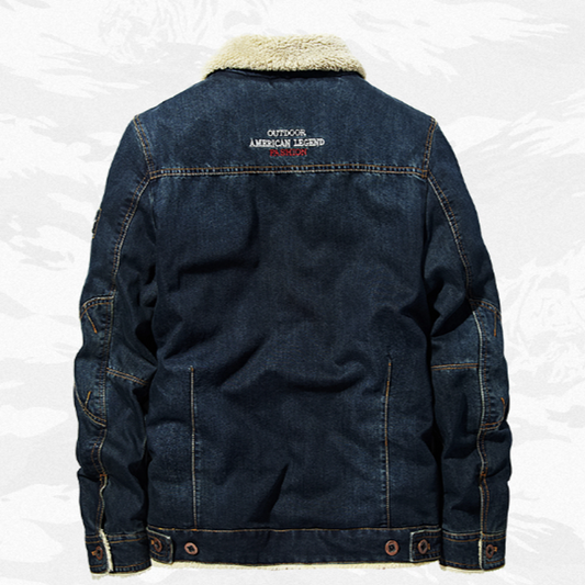 Thick Denim Work Jacket V0849