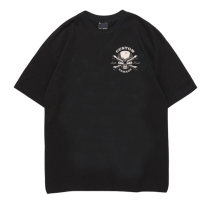 Skull Biker Club T-Shirt V0949