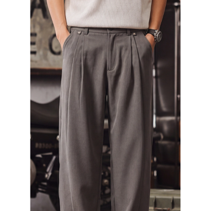 Retro wide-leg pants V0967