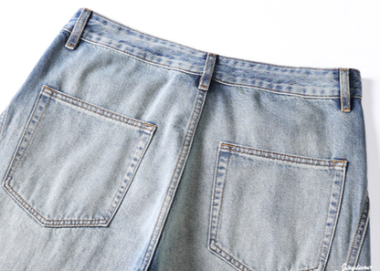Retro Wide-Legged Jeans V0909