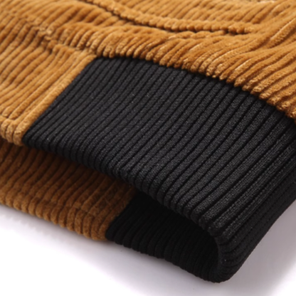 Corduroy Retro Fleece Jacket V0323