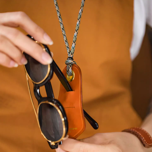 Retro Leather Sunglasses Strap V0657