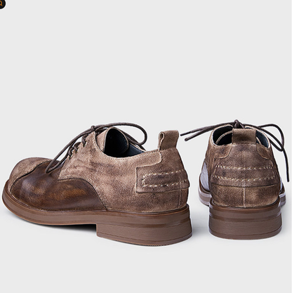 Retro Handmade Leather Shoes V0875