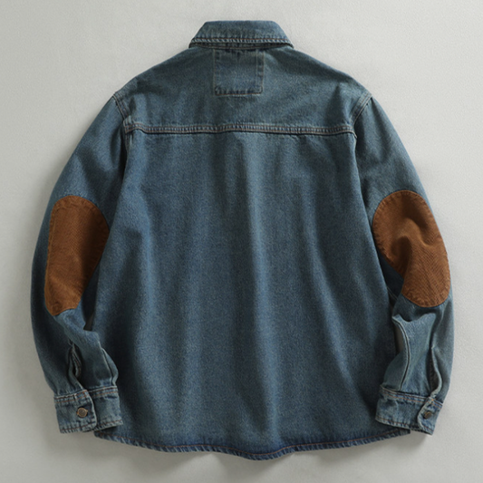 Vintage Denim Pullover Shirt V0919