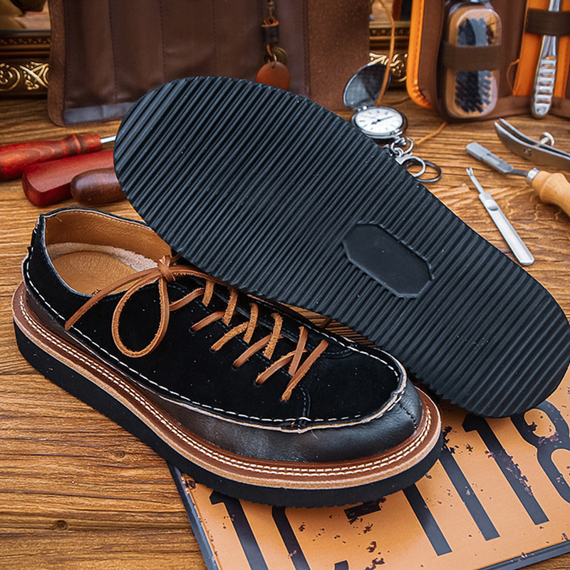 Casual Leather Low-cut Shoes V1033