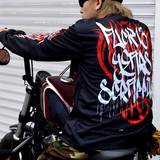 Quick-Dry Graphic Long T-Shirt V1025