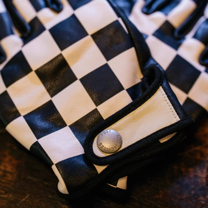 Vintage Leather Motorcycle Gloves V0918