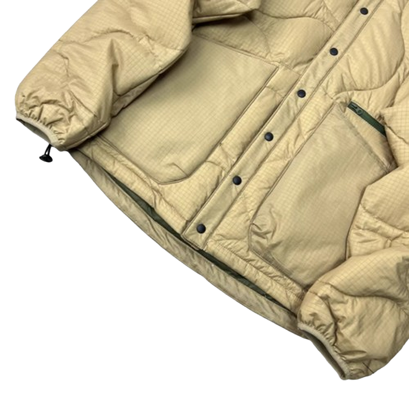 Quilted water-repellent down jacket V0400