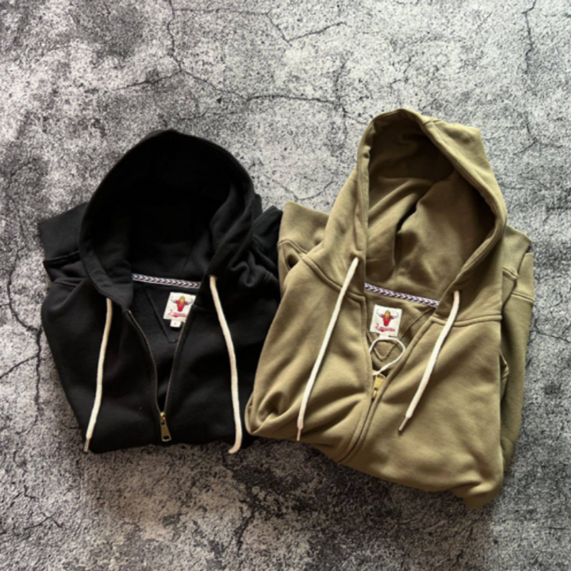 Lightweight Fleece Zip Hoodie V0921