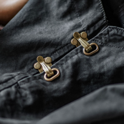 Indigo Canvas Work Overalls V0851