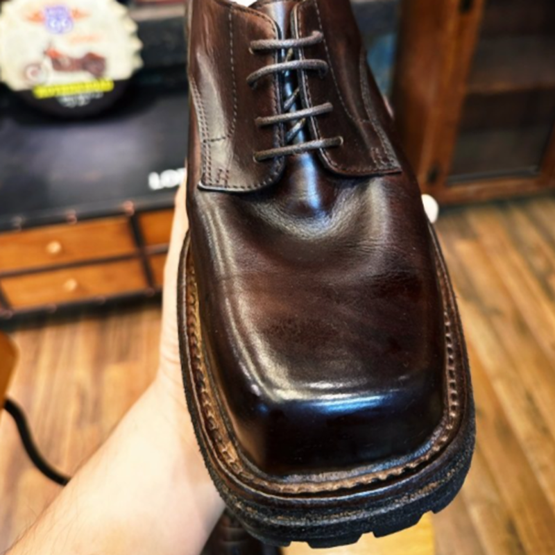 Handmade Leather Derby Shoes V0870