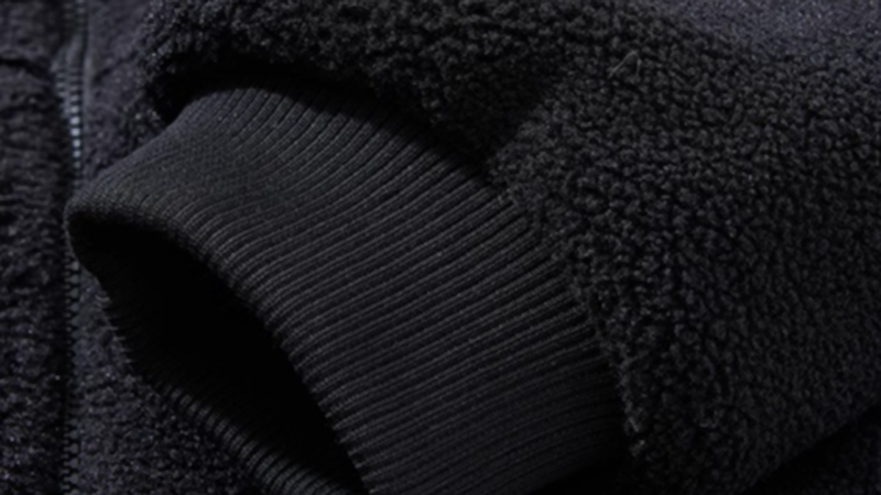 Big size Faux Lambswool Jacket V0813