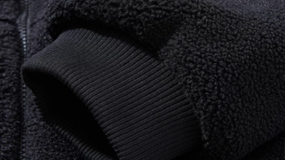 Big size Faux Lambswool Jacket V0813