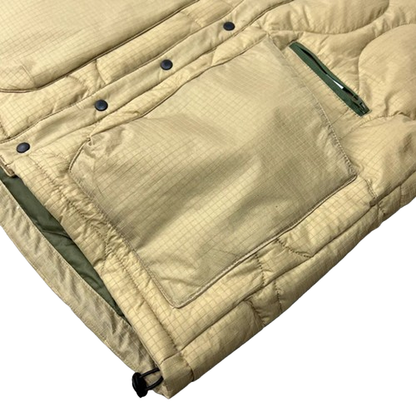 Quilted water-repellent down jacket V0400