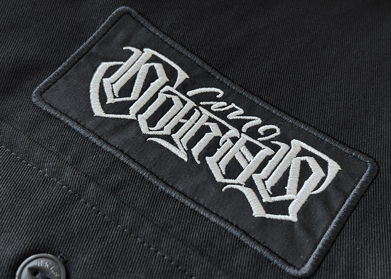 Black Long Sleeve Work Shirt V1050