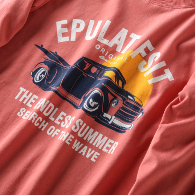 Casual Printed Long Sleeve T-Shirt V0932