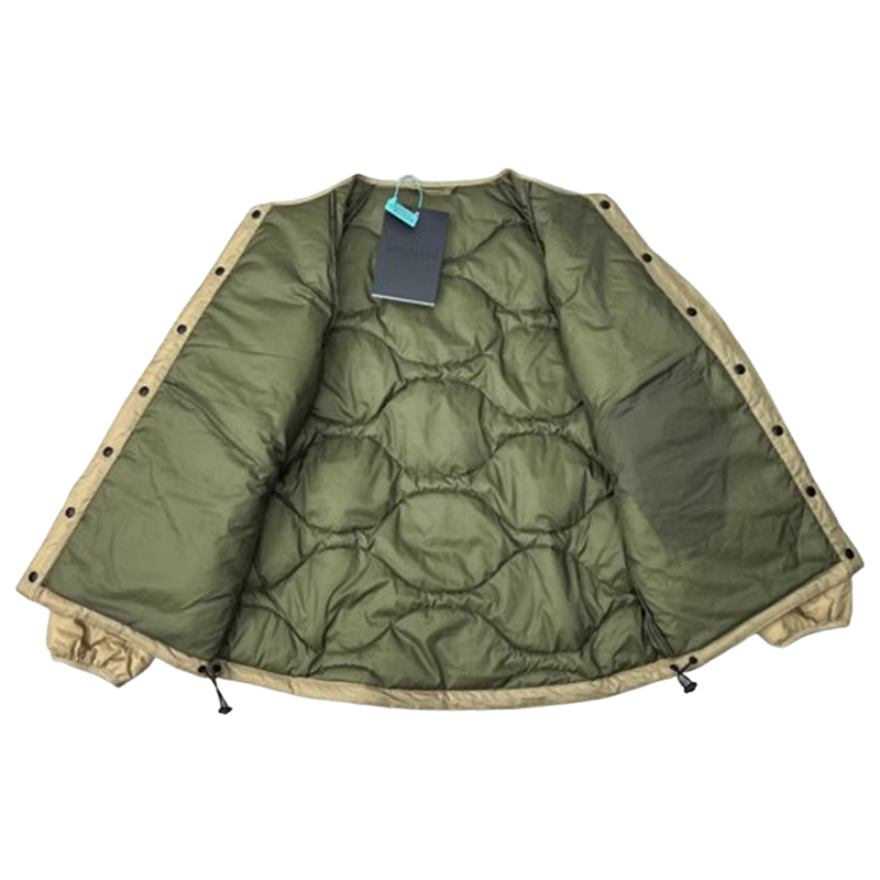 Quilted water-repellent down jacket V0400