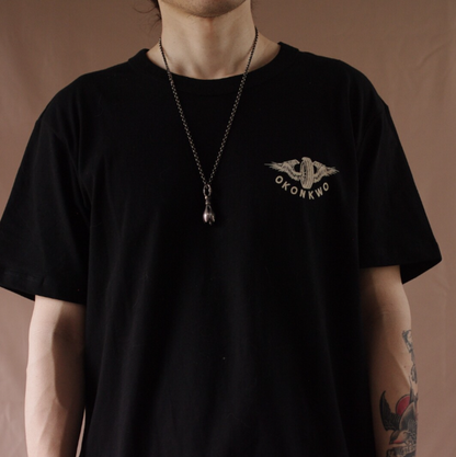Retro Biker Crew-Neck T-Shirt V0994