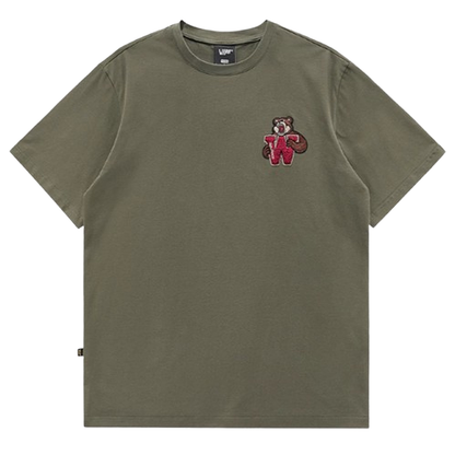 Retro Cartoon Embroidered Tee V0598