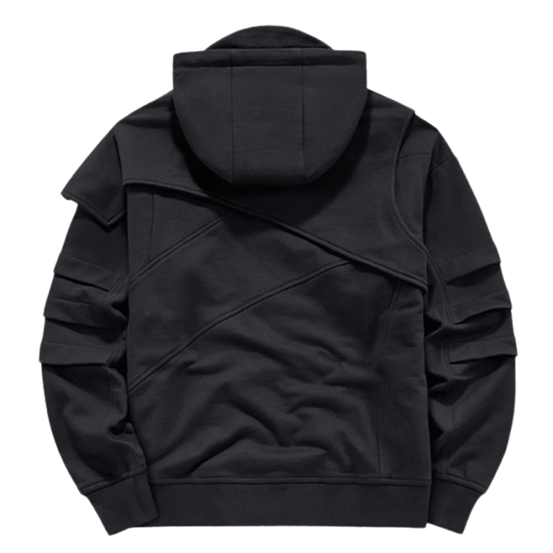 Heavyweight fake layered hoodie V0267