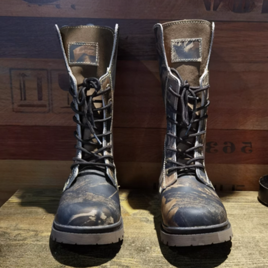 Limited Edition Camouflage High-Top Boots V0670