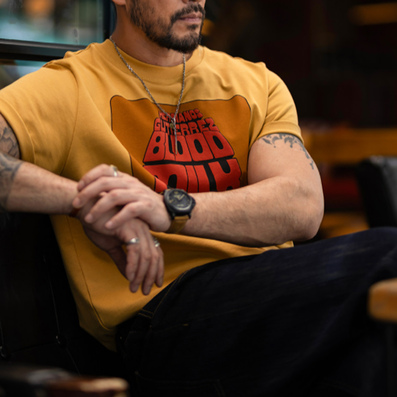 Salvage Print Short-Sleeve T-Shirt V0989