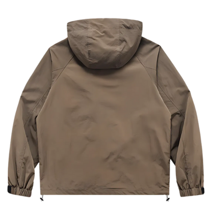 Multi-pocket hooded windbreaker V0213