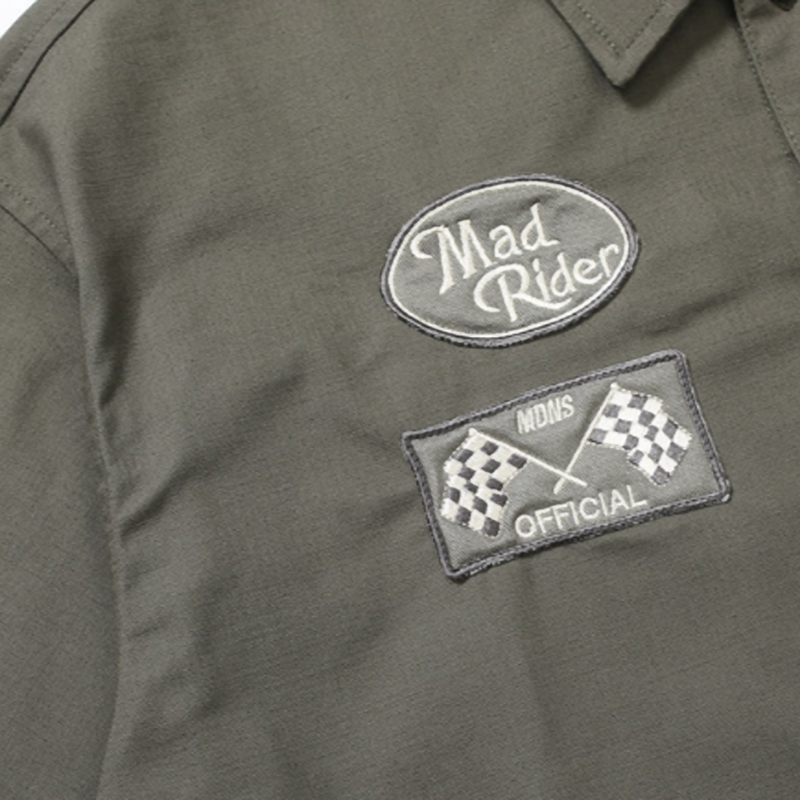 Racing Style Short-Sleeve Shirt V0995