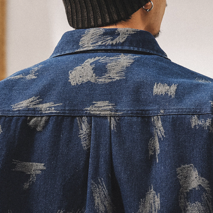 Retro Denim Work Shirt
