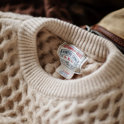 Heavyweight Knit Pullover Sweater V0853