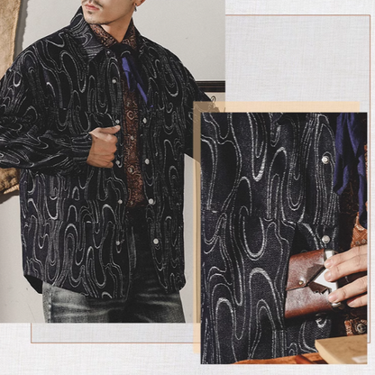 Marble Ink Jacket Shirt V0075