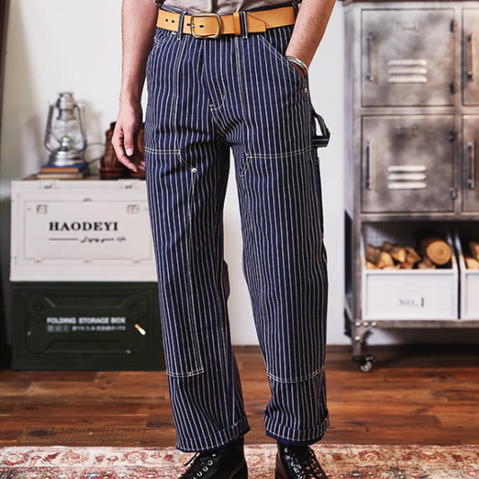 Hickory Stripe Painter Pants V1045
