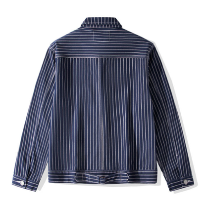 Hickory Striped Denim Jacket V1046