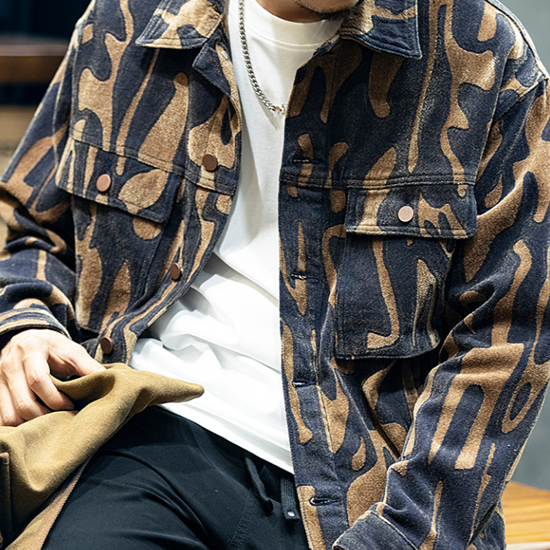 Casual Oversized Denim Jacket V0879