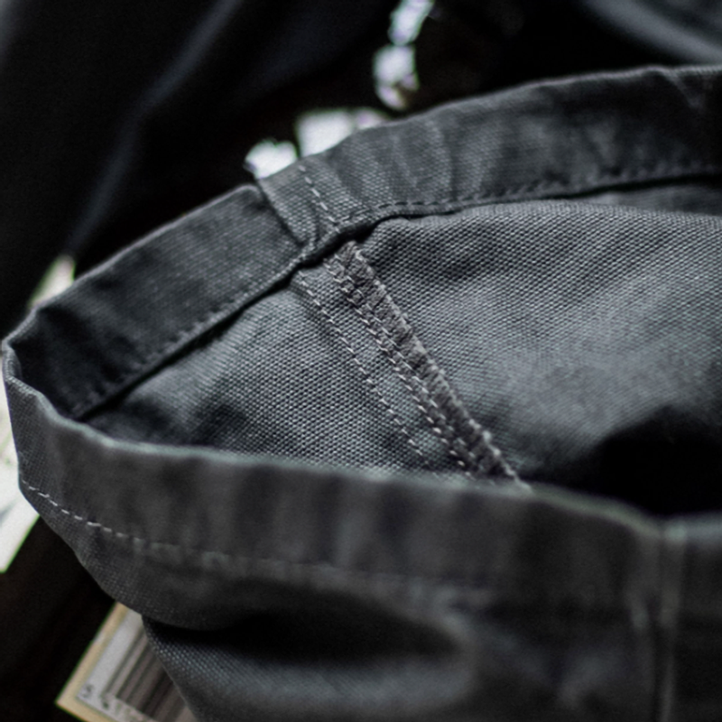 Indigo Canvas Work Overalls V0851