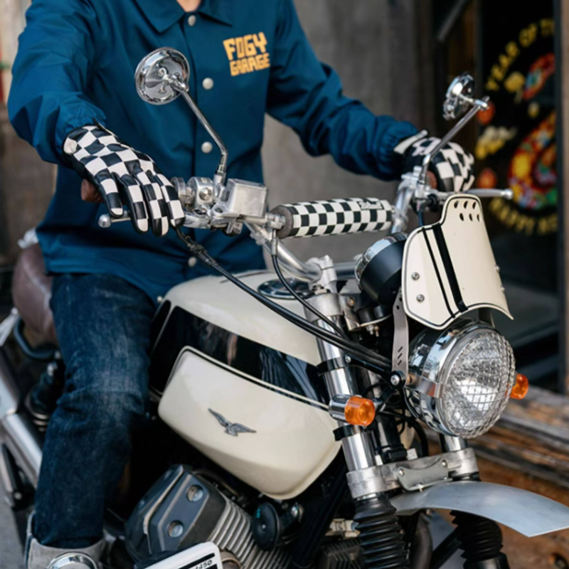 Vintage Leather Motorcycle Gloves V0918