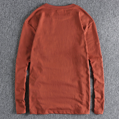 Skull Biker Long Sleeve T-Shirt V0935