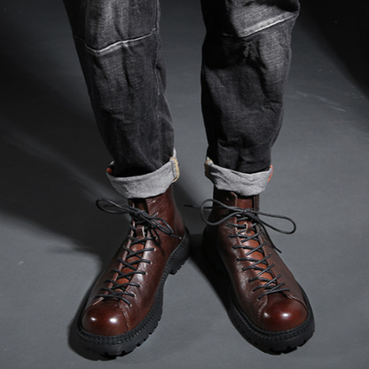 Garage Leather Boot V1036