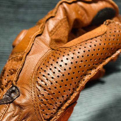 Genuine Goatskin Motorcycle Gloves V1027