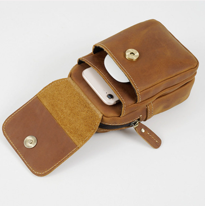 Leather Waist Pack Bag V0962