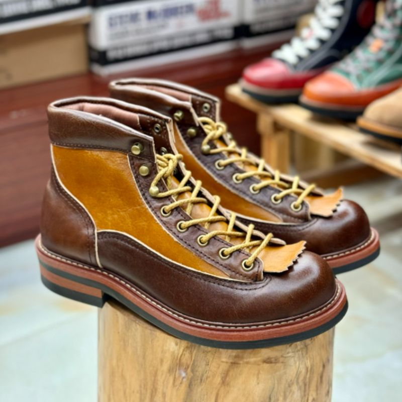 Retro Motorcycle Boots V0961