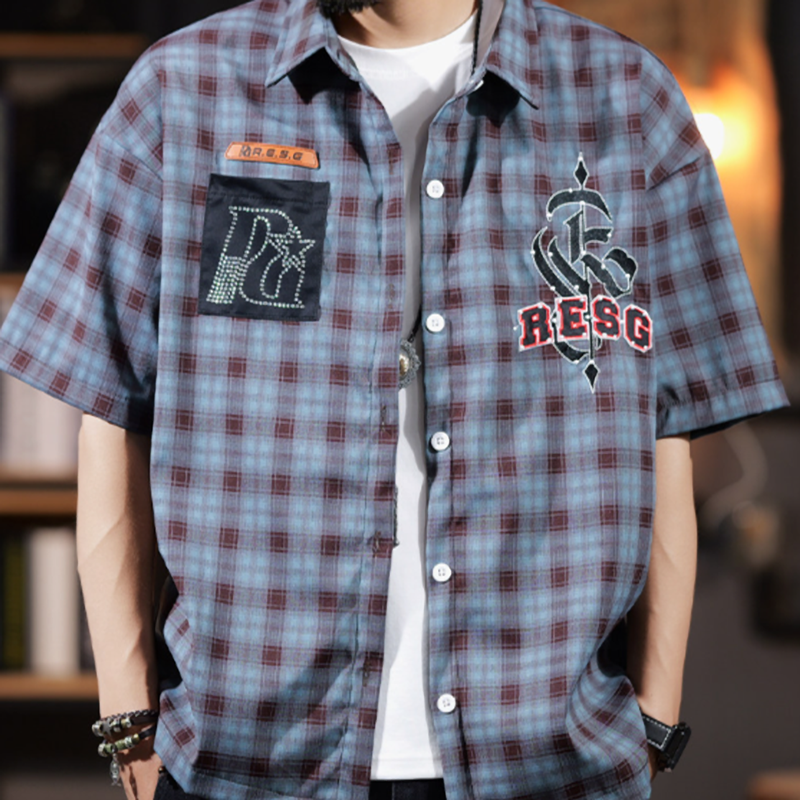 Retro Checkered Shirt V0991